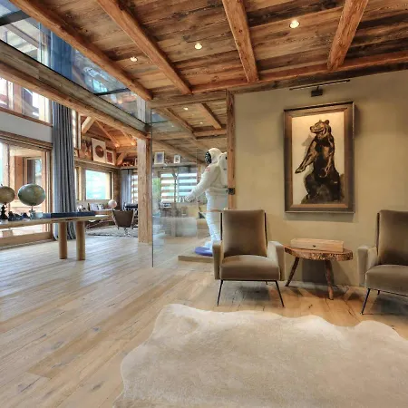 Alpstuga Chalet De Luxe Avec Piscine, Jacuzzi, Sauna Et Cinema A - Fr-1-569-172 Megève