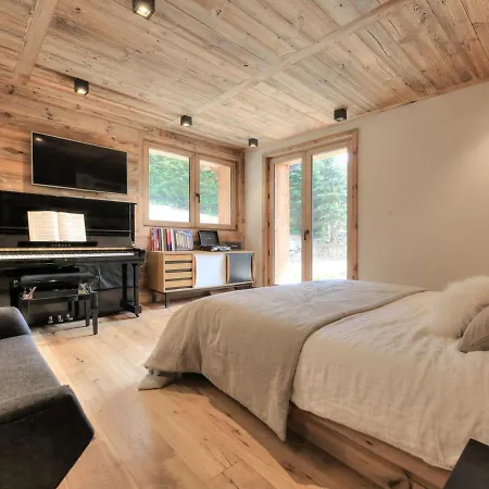Chalet De Luxe Avec Piscine, Jacuzzi, Sauna Et Cinema A Megeve - Fr-1-569-172 Chalet